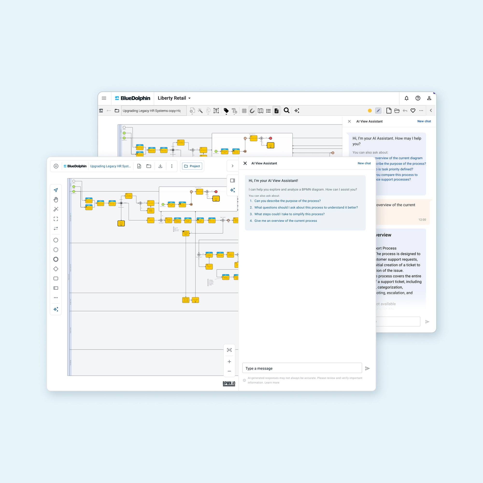 BlueDolphin AI View Assistant