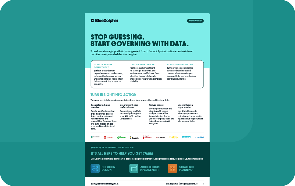 [Solution Brief] Strategic Portfolio Management - Landing Page Image